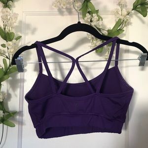 Purple Sports bra